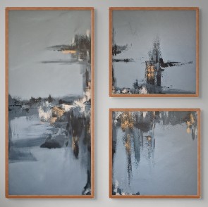 Into the Night - diptych